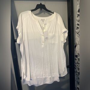 Rose & Olive white tunic